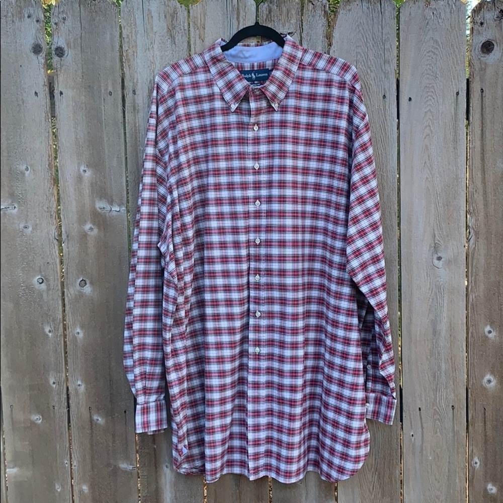 Ralph Lauren 3XLT Tall plaid buttondown longsleeve